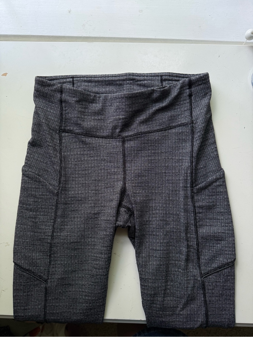 lululemon athletica Heathered Charcoal Performance Leggings